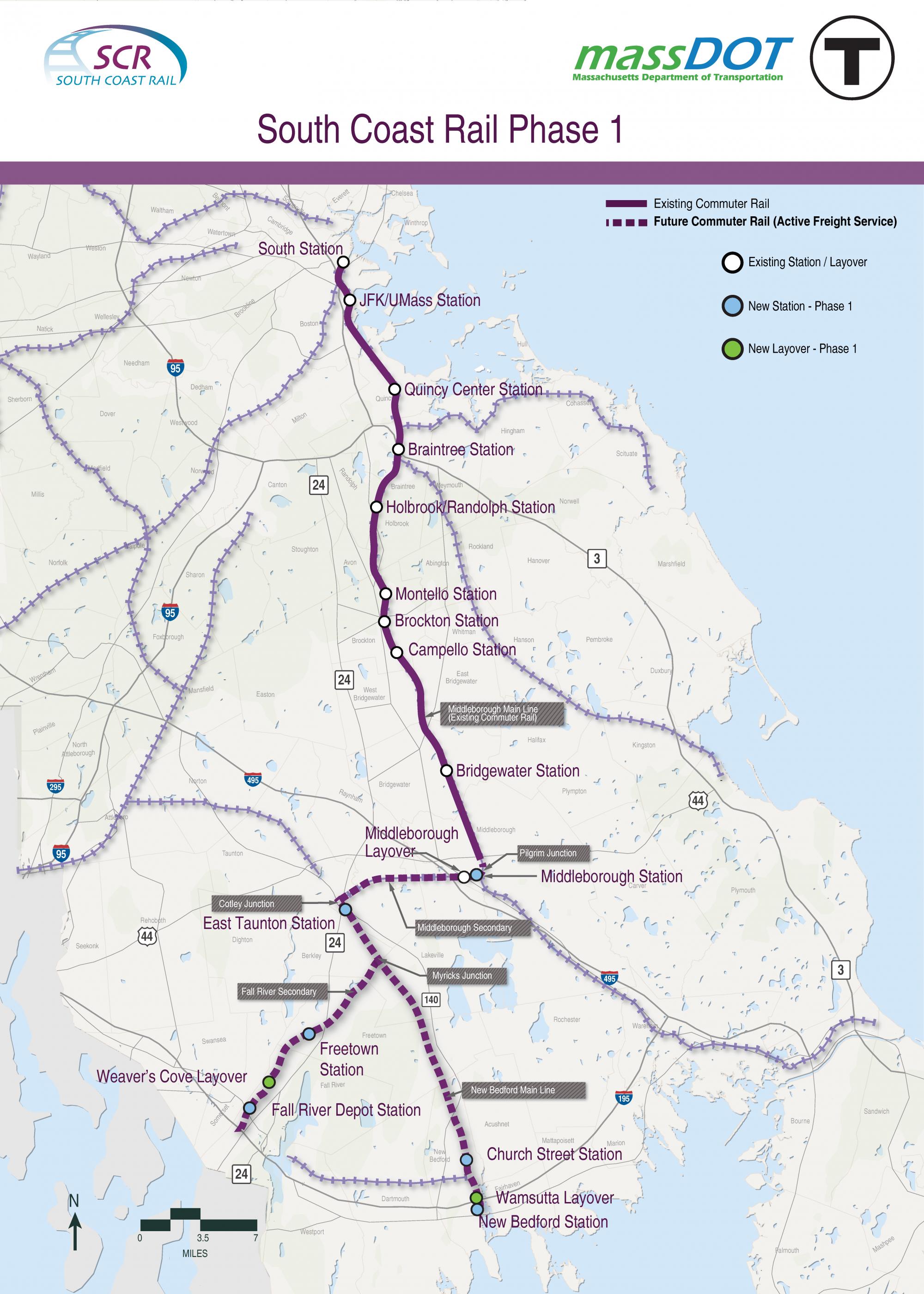 MBTA says South Coast Rail stations will be finished within weeks